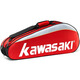 Kawasaki Kawasaki Badminton Schlägertasche Independent Schuhtasche Umhängetasche 3 Pack TCC-047 rot