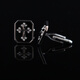 KFLK black devotional cross men's cufflinks, cuff nails, French shirt buttons, metal cuff nails, shirt buttons K278