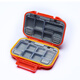 Caja de accesorios de pesca de pestañas Caja de señuelo multifuncional Box de gancho de pescado Caja de almacenamiento de herramientas Tackle de pescado Caja de almacenamiento de accesorios impermeables impermeables [gris extra grande]