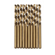 Jimmy Home JM-G14203 Cobalt-containing drill bits high-speed steel twist drill power tool accessories 3mm 10 pieces
