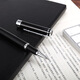
Picasso (pimio) signature pen Business office gift orb pen Adult signature pen Student writing practice graduation gift 0.5mm gentleman series 902 bright black silver clip