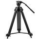 Weifeng WF-717 Aluminum Alloy Professional Camera DV Tripod 1.89 meters Hydraulic Damping Globe Photography Live Broadcast Outdoor Projector Floor-standing Bracket