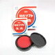 Maple Crown Red Printing Platform Oily Quick Dry Second Dry Ink Office Supplies Printing Platform Financial Portable Second Dry Quick Dry Applicable Red Round Square Oil Accounting Product Ink Box A9891 Red