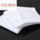 White small square towel cotton towel restaurant hand rag hotel hotel KTV beauty salon soft and absorbent 60g 32 shares 30*30 30x30cm
