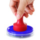 Deli Round Financial Quick Trockendruckplattform Tintenpaste, langlebig und kein Smudge 9863 Blau
