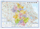 Karte der Provinz Anhui, Umschlag, gefaltete Karte, ca. 1,1 x 0,8 m, Transport, Verwaltungsbezirke der Provinz, Provinzserie der Planet Society