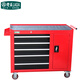 LAOA (LAOA) heavy duty tool cabinet with hanging plate mobile auto repair tool cart workshop tool cabinet tool cart five layers with hanging plate green LA115202