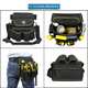 FASITE tool belt bag electrician network monitoring installation belt bag tool canvas waist strap multifunctional tool bag canvas thickened belt small size including thickened belt