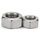 Jinggong 304 stainless steel hexagonal nut stainless steel nut hexagonal screw nut nut DIN934 M16 (2 pieces)