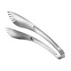 LUCUKU 304 stainless steel food tongs, steak tongs, thickened buffet barbecue bread tongs, hotel food tongs