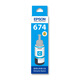 
EPSON T674 Ink L801 L810 L805 L850 L1800 printer original ink cartridge color inkjet ink cartridge 673 T6742 blue/cyan ink [received the goods and receive a red envelope of 5 yuan]