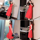 JPN Hong Kong Robe sans manches tendance pour les femmes 2025 Nouveau tempérament Déesse Fan Mingyuan Party Gest Jupe A-line jupe Summer White Robe XL