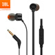 JBLT110 wired headset stereo in-ear headset computer game sports headset suitable for 3.5mm interface equipment black