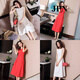 JPN Hong Kong Robe sans manches tendance pour les femmes 2025 Nouveau tempérament Déesse Fan Mingyuan Party Gest Jupe A-line jupe Summer White Robe XL