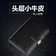PAPERBOAT真皮笔记本手工活页头层牛皮记事本商务简约高档办公会议记录本公司礼品笔记本手帐封面可定制logo 【A5】玫红色-按扣（软荔纹全牛皮）