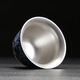Beautiful and high-quality silver tea cup liner sterling silver tea set 999 silver cup tea cup handmade kung fu ceramic gilt silver master cup gift gilt silver-Danxiang floating anti-mouth tea cup 55ml