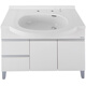 TOTO bathroom cabinet set 0.9 meters bathroom counter basin + faucet black/white optional LDKW903K/W (06-A)