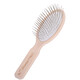 Chris Christensen imported from the United States for pet grooming, general purpose combing and hair protection for cats and dogs, wooden handle comb, suitable for long-haired dogs and cats, 27mm round handle comb