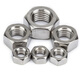 Jinggong 304 stainless steel hexagonal nut stainless steel nut hexagonal screw nut nut DIN934 M16 (2 pieces)