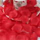 Kuayuan wedding supplies, wedding room decoration and layout, simulated fake petals, wedding layout, hand-thrown simulated rose petals, burgundy petals (120 pieces)