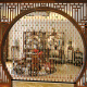 Xiangshangge crystal bead curtain peach wood gourd no punching bedroom door curtain bathroom toilet entrance aisle partition living room hanging curtain 25 arcs (suitable for 0.8-1 meter wide)