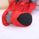 Hanhan Paradise Pets Walking Dog Shoes Supplies Dog Clothes Non-Slip Wear-Resistant Waterproof Dog Rain Shoes Teddy Bichon Small Dog Soft Soled Boots Dog Shoes Dog Foot Covers Red No. 5