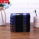 Gold size pure cotton men's business plaid couple square towel, children's face towel, sweat towel, travel towel, soft, water-absorbent, thick and durable 36*36CM brown