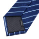 Gaochuan zipper tie 8cm formal business men's lazy groom wedding easy-to-wear business attire business blue and white stripes