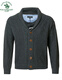 St. Paul 100% Strickjacke, Herren -Casual -Sweater -Jacke, Pullover, Herbst- und Winter -Herrenkleidung, grau Y7 170/105