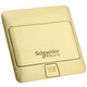 Schneider Electric Five-hole floor plug-in with damping pop-up floor Floor socket copper (excluding bottom box) E226C10U
