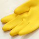 Packing of 10 pairs of Nanyang latex gloves, thickened acid and alkali resistant rubber gloves, Tianjiao anti-corrosion household gloves, dishwashing gloves, industrial beef tendon gloves, Packing of 10 pairs of Nanyang latex S (small size)