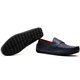 Gucci Gucci Herren dunkelblau geprägte Kuhläden Business Casual Flat Lederschuhe 466904 A9LF0 4009 Größe 40 Senden Sie Freund zur Freundin Geburtstagsgeschenk