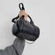 TERRAINCOGNITA brand letter rivet handheld crossbody Boston cylinder bag daily commuting versatile black