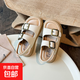 Children's Sports Fashion Sandals 2025 Summer New Boys Soft Bottom Beach Sandals Girls Casual Beige 31/Inner Length 19.4cm