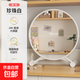 Large makeup mirror with light desktop LED lamp desktop home student dormitory ins bedroom three-color fill-in light dressing table round mirror Valentine's Day gift for girlfriend Elegant white 40cm without light