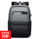 Neuer Business-Herren-Geschäftsreiserucksack mit großem Fassungsvermögen, USB-Anschluss, Multifunktions-Computertasche, Studentenrucksack, hellgrau, Einheitsgröße