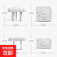 Socket protective cover, children's anti-electric shock safety plug, baby socket hole switch plug, anti-electric shock socket protective plug, double insurance/prevent baby from touching, two holes *1 pack