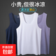 Traceless lightweight ice silk sports vest vest for men high-end loose hurdle waistcoat quick-drying sleeveless t-shirt for men white L