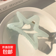 Sales volume exceeds 10,000, volume of hair is large, ice-transparent blue hair gripper, new style back of head gripper, atmospheric shark clip 3# transparent blue starfish
