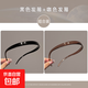 U-shaped hairband for women who can wear glasses 2024 temperament pressed hairpin face wash headband headwear summer black + coffee color
