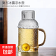 Hemp rope kettle retro national trend glass kettle glass cold kettle teapot large capacity hemp rope kettle with lid 2400ML