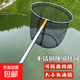 Stainless steel copy net complete set thickened telescopic rod net pocket fish net set anti-hanging fishing net fish folding net fishing gear Reinforced yellow rod + 50 hollow circle + 4mm nano net five-section telescopic 4 meters