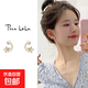 Tulip earrings 2024 super hot new flower earrings temperament high-end small fresh earrings for women Tulip earrings