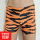 Dasheng swimsuit professional racing student one-piece new Monkey King resort hot spring quick-drying elastic long-sleeved sun protection swimming children's shorts M