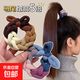 Thick headband, rubber band, braided bow, headband, ponytail, high-elastic hair band, ball hair accessories, widened and durable, 1 piece shipped in random colors