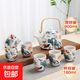 Buy a pot and get a filter. Chinese-style large handle kettle, retro teapot, tea cup, high temperature resistance, complete tea set, teapot, more than enough every year, six cups in one pot, filter net included.