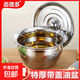 Food grade stainless steel oil basin with lid, household kitchen oil cylinder, commercial lard seasoning basin, oil drum basin set basin, 22cm deep drum type oil basin with lid, set
