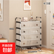 Household shoe rack dust-proof multi-layer home entrance dormitory corridor aisle rental house storage simple cabinet PP dust-proof shoe rack 5 layers 63 long white
