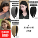 Zhao Liying and Xu Banxia's same wide hairband for women with high skull and wide edges 2025 new headband high-end hairpin 6# gray and black khaki 3 pieces