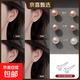5A grade natural freshwater real pearl earrings for women S999 sterling silver steamed bun flat round 2025 new ear piercing earrings white + 999 pure silver 9mm one pair one pair